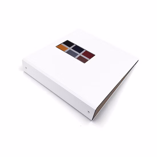 Livros de exibição de plástico personalizados com novo design, amostras de couro, catálogo, pasta de amostras